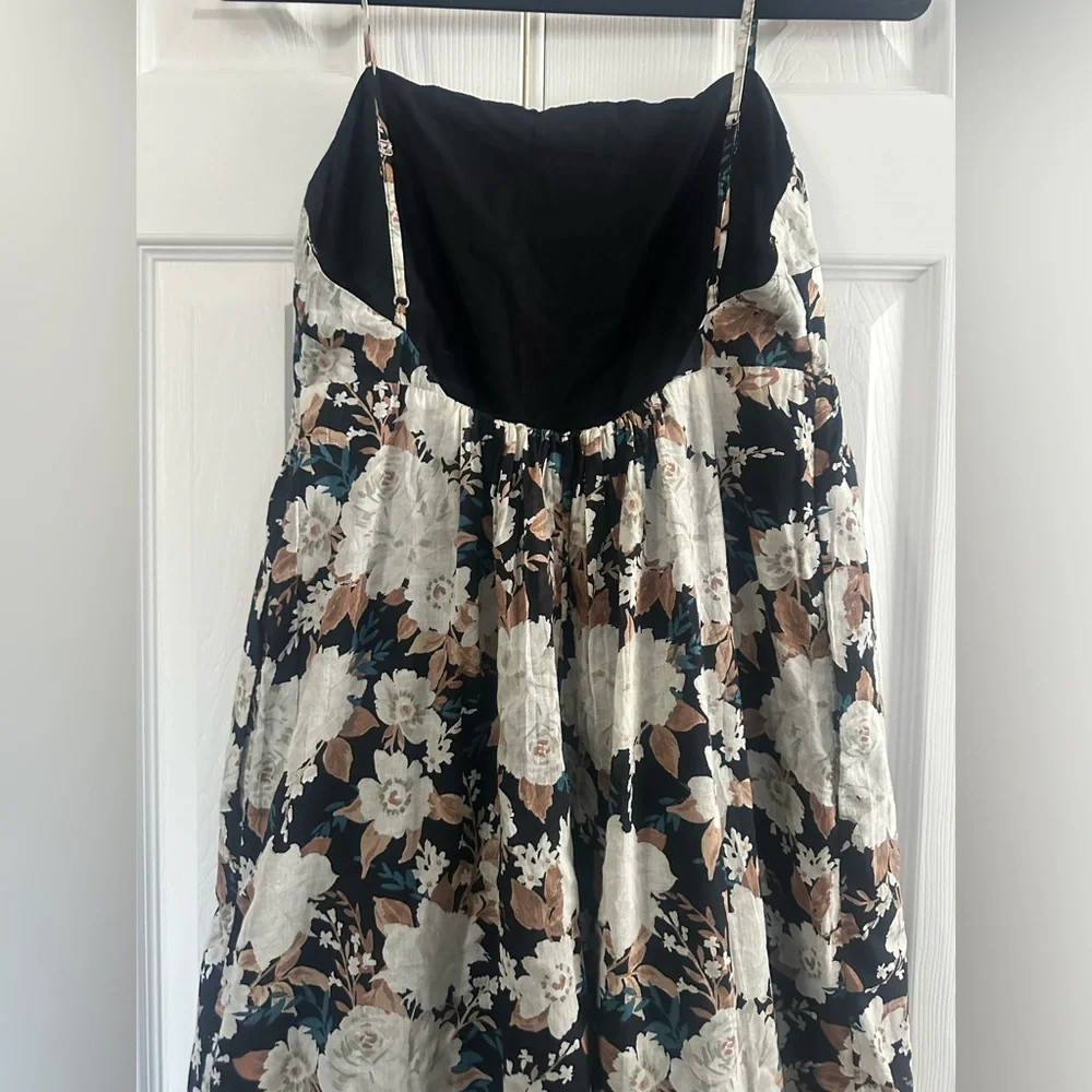 Abercrombie & Fitch Maxi dress size medium Low Back Babydoll floral